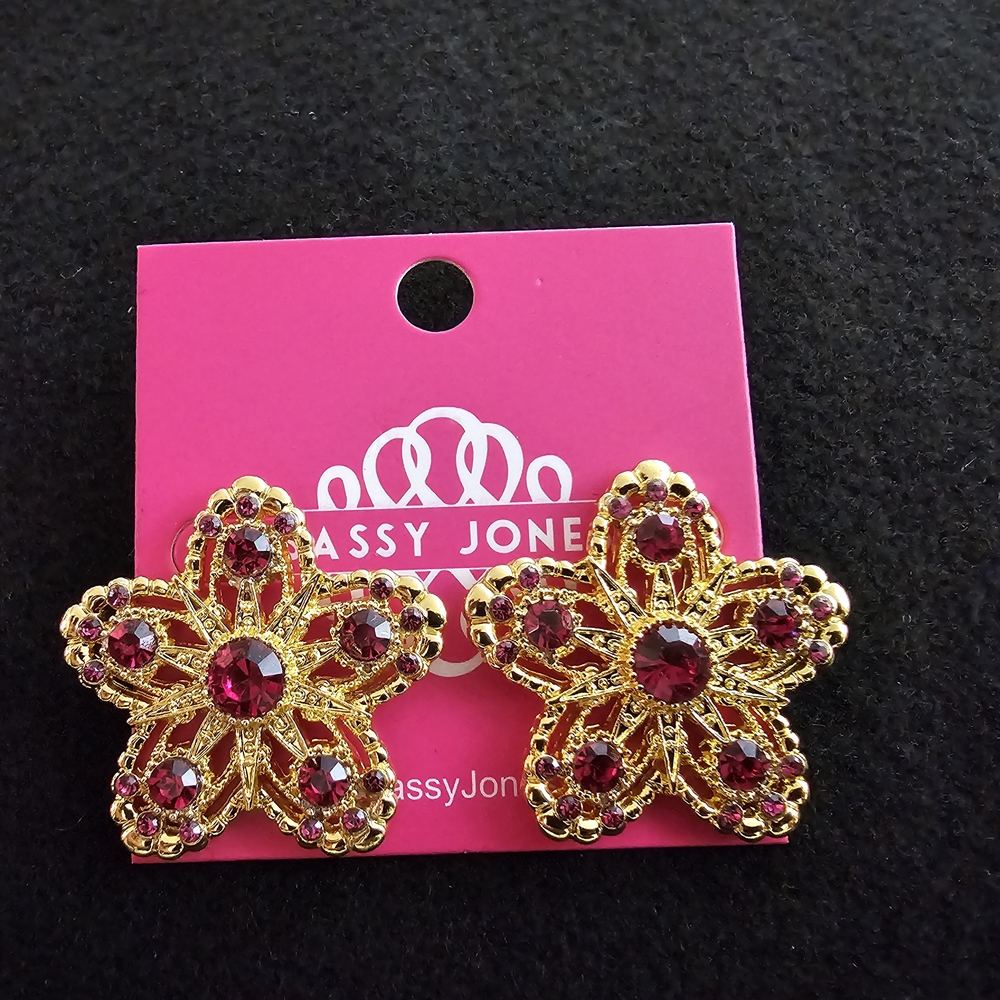 Sassy Jones Kibibi Crystal Earrings